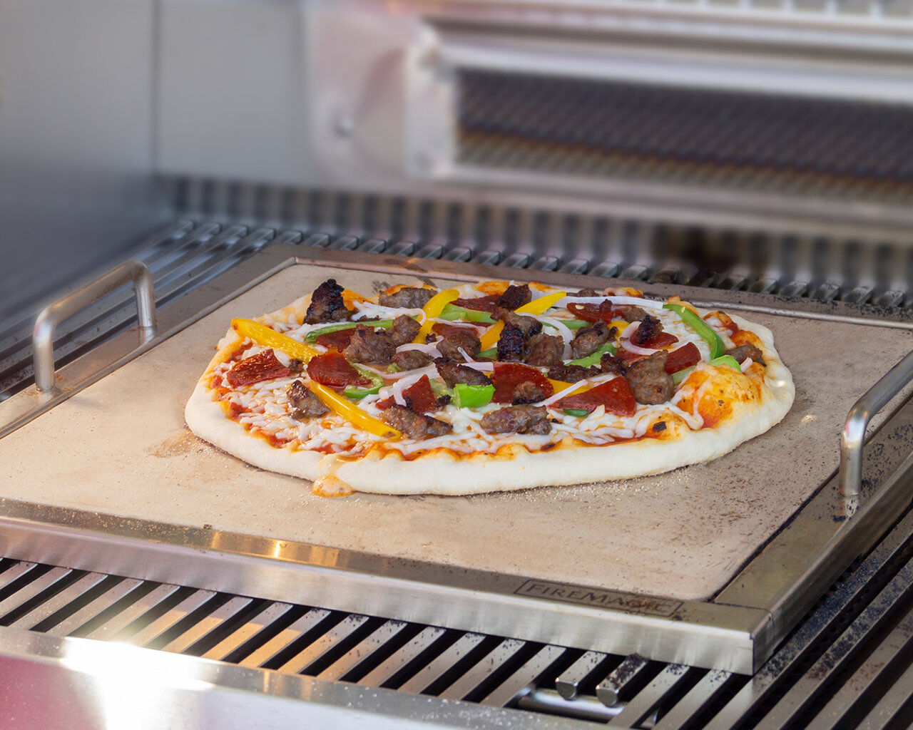 Buy Fire Magic Grills Pizza Stone Kit and Wooden Pizza Peel at Barbeques Galore